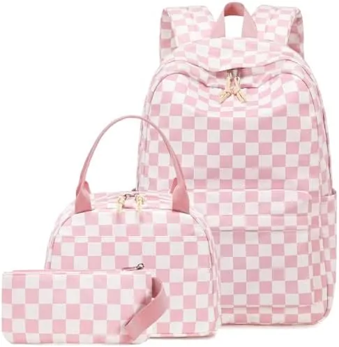 ledaou backpack for girls school bag kids bookbag teen backpack set daypack with lunch box and pencil case